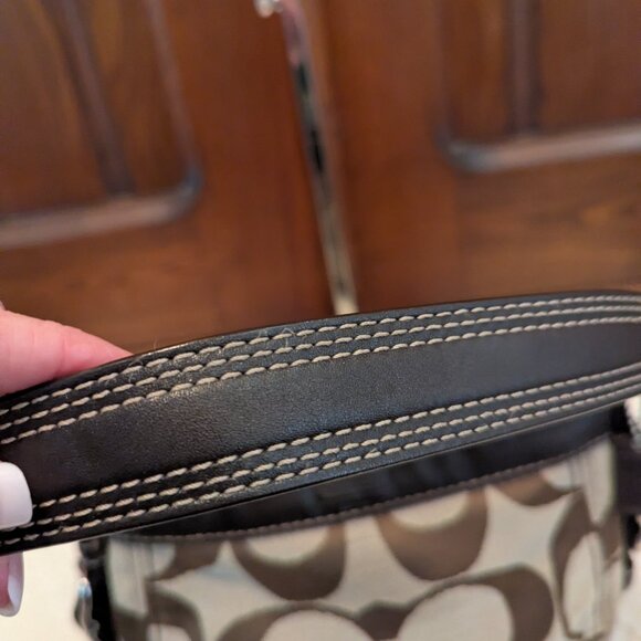 Coach Zoe Mini Signature Shoulder Bag F41856 - Picture 9 of 11